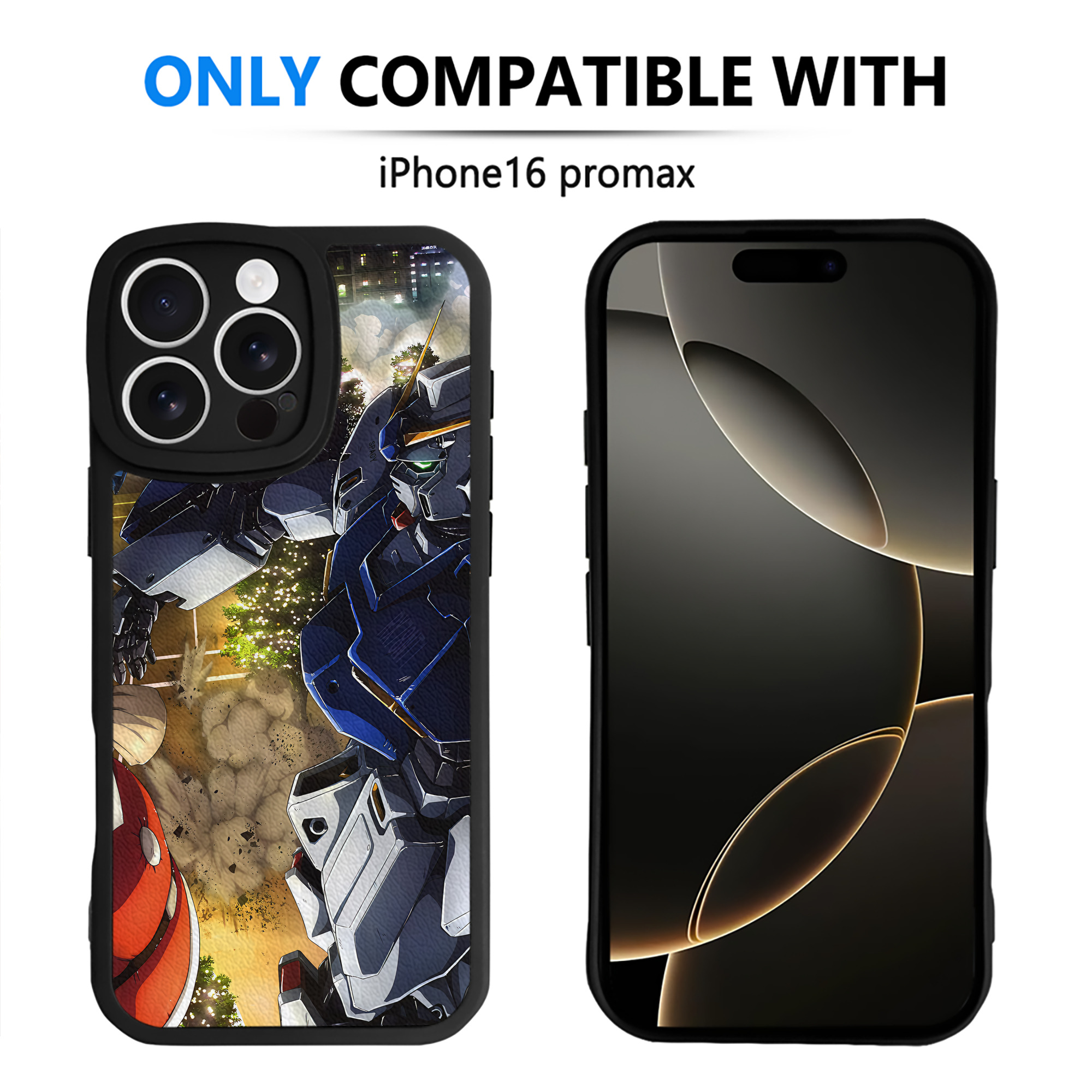 （画像用） 機動戦士ガンダム Mobile Suit Gundam 【iPhone 16シリーズ対応】シリコンスマホケース（レザー調） 材質：シリコン